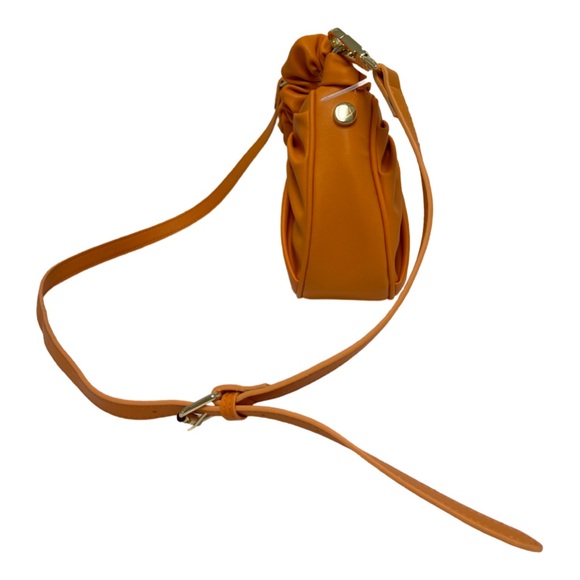 STEVE MADDEN BCorinne Faux Leather Shoulder/Crossbody/ Top Handle Bag MANGO - Picture 3 of 7